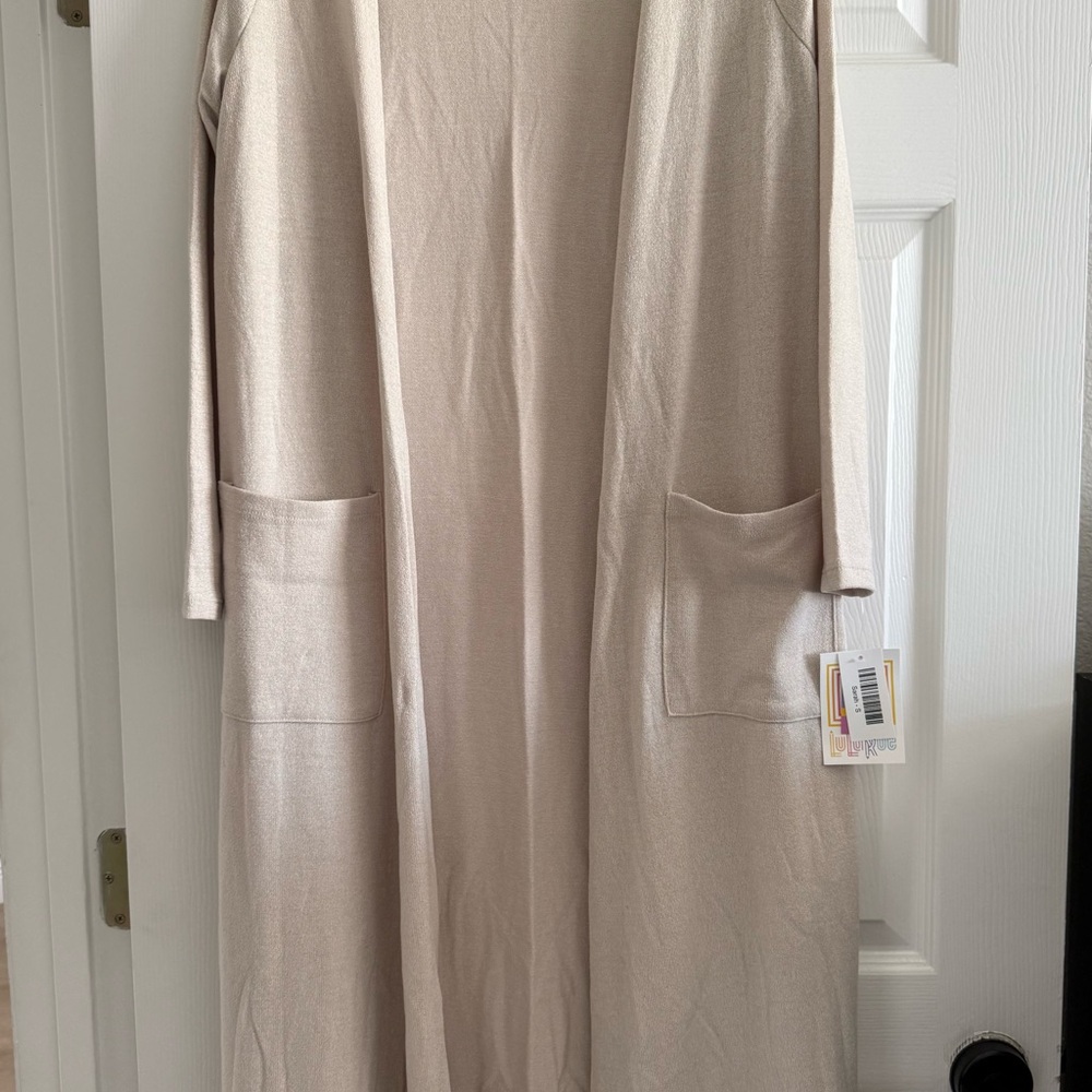 LuLaRoe Cream Sarah Cardigan